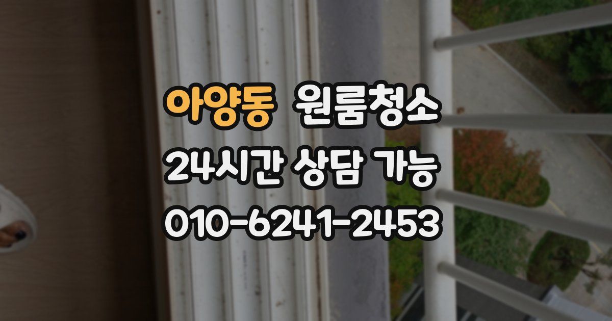 아양동 입주청소