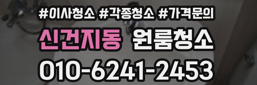 신건지동 이사청소