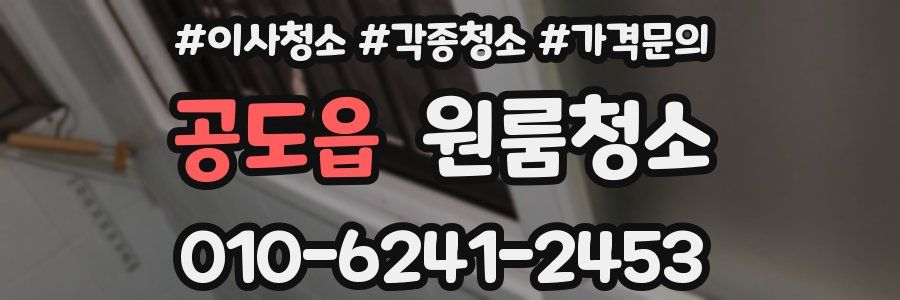 공도읍 이사청소