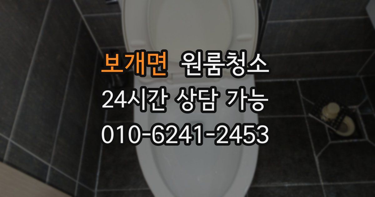 보개면 입주청소