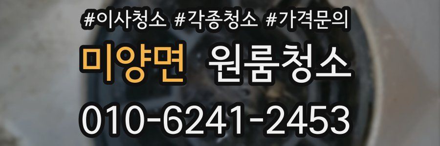 미양면 이사청소