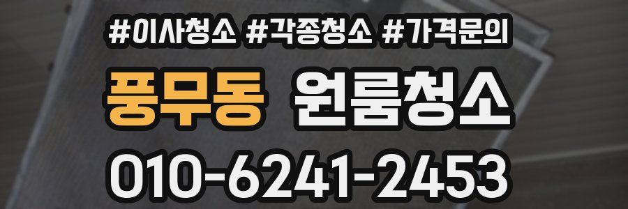 풍무동 이사청소