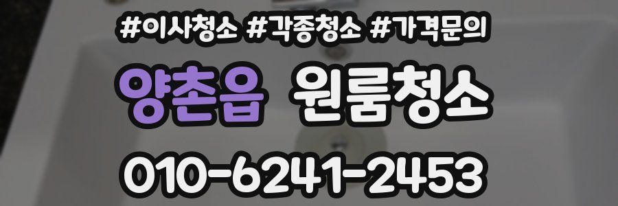 양촌읍 이사청소