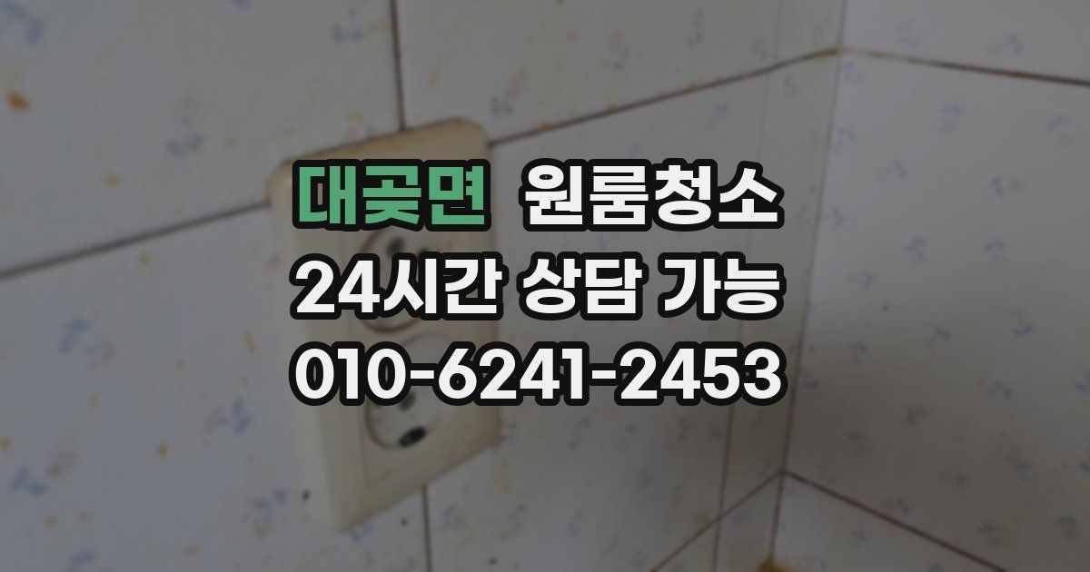 대곶면 입주청소