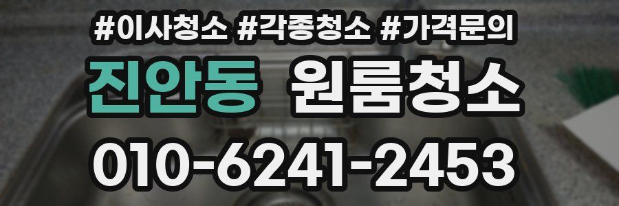 진안동 이사청소