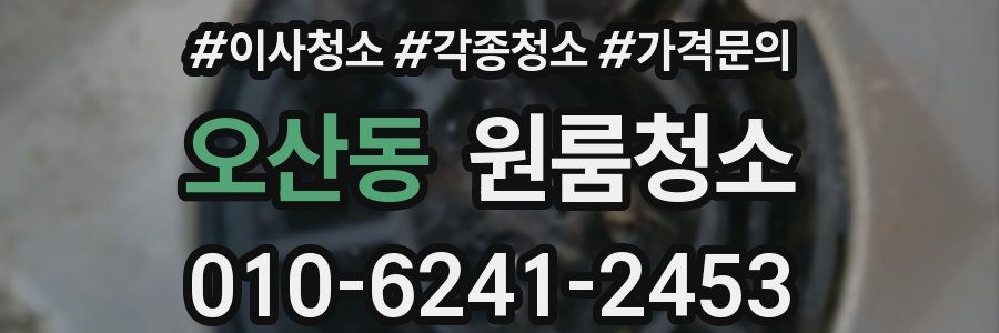 오산동 이사청소