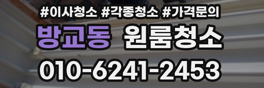 방교동 이사청소