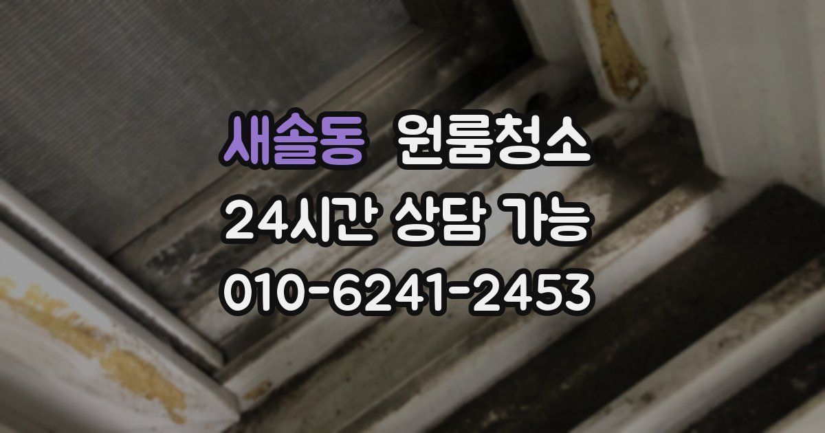 새솔동 입주청소