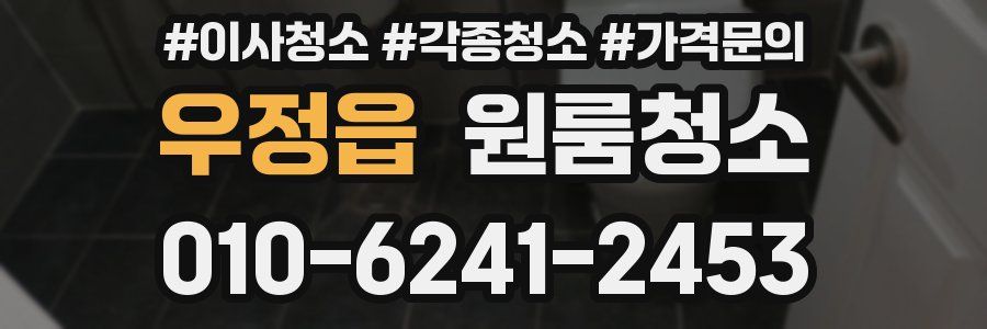 우정읍 이사청소