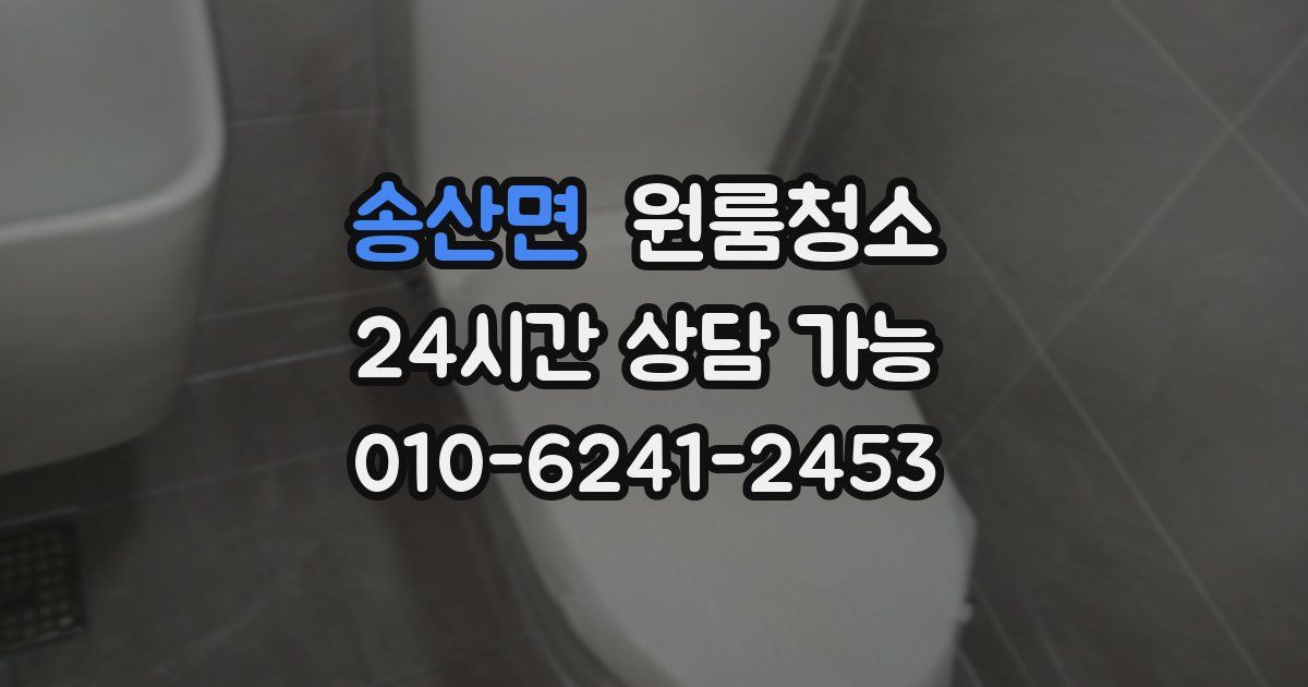 송산면 입주청소