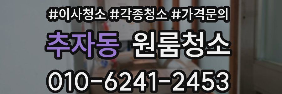 추자동 이사청소