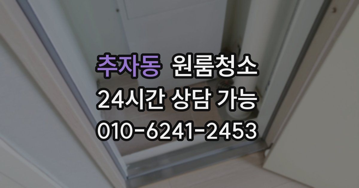 추자동 입주청소