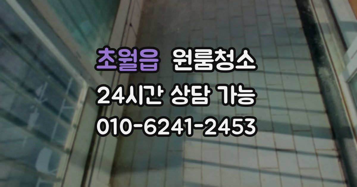 초월읍 입주청소