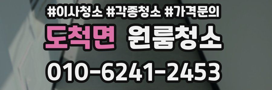 도척면 이사청소