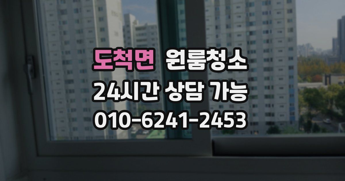 도척면 입주청소