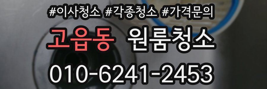 고읍동 이사청소
