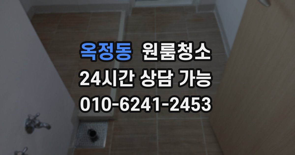 옥정동 입주청소