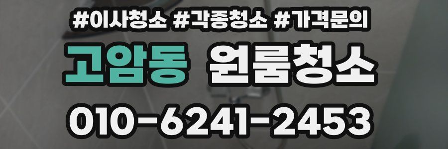 고암동 이사청소