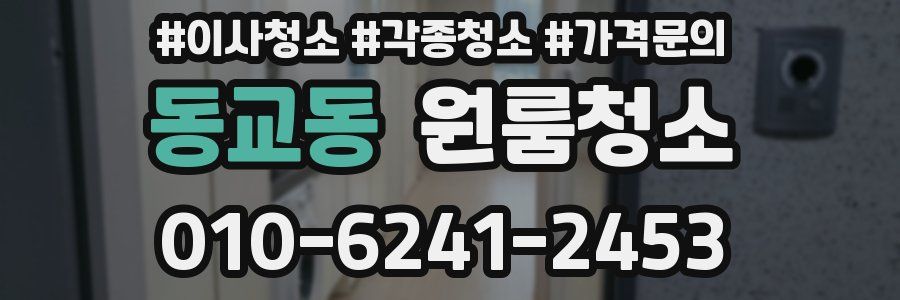 동교동 이사청소