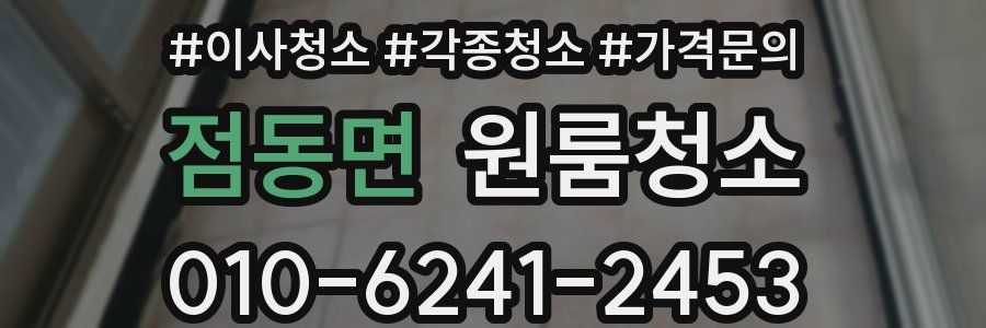 점동면 이사청소