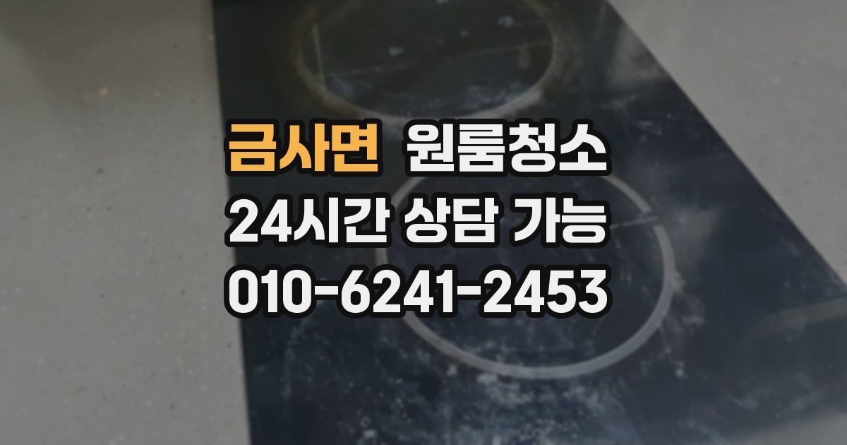 금사면 입주청소