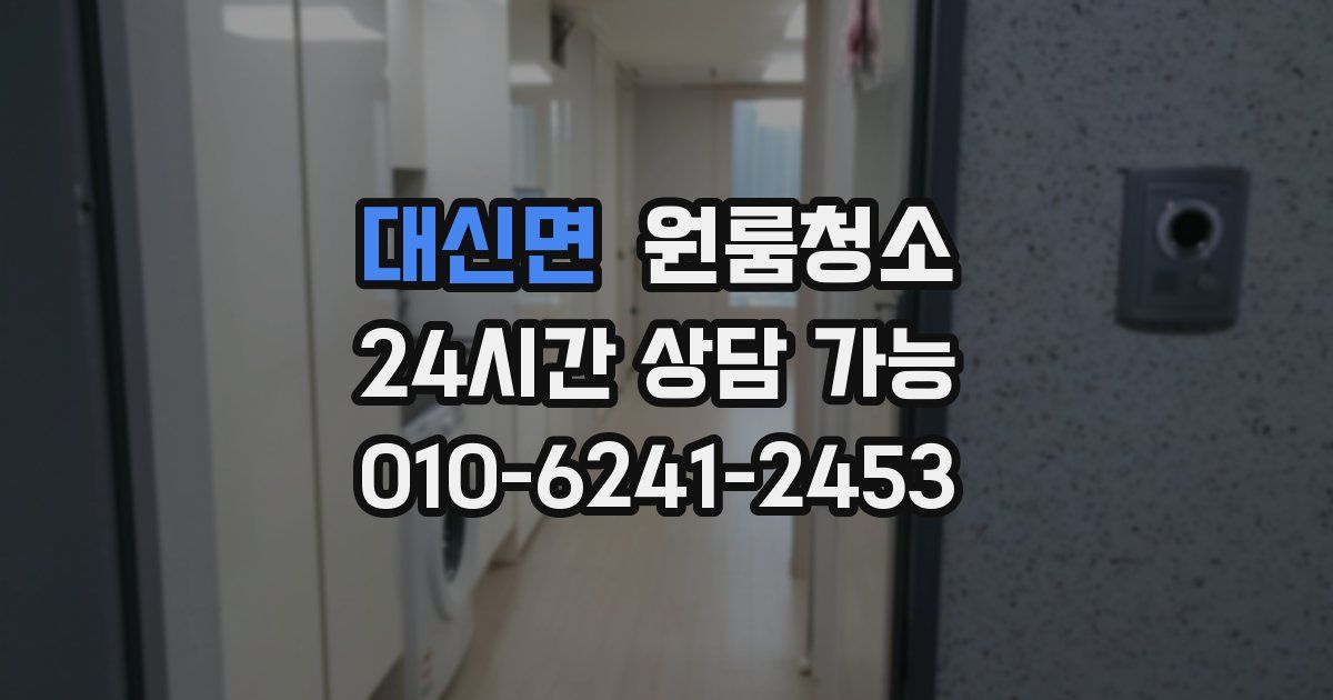 대신면 입주청소