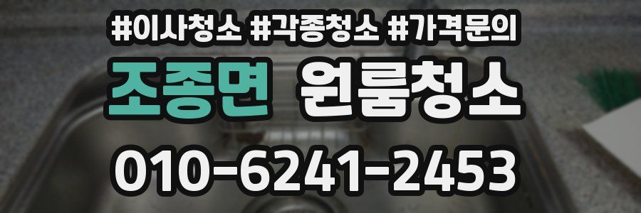 조종면 이사청소