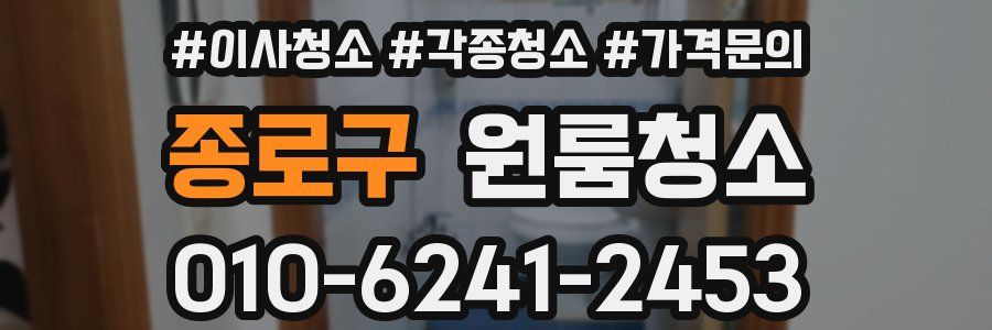 종로구 이사청소