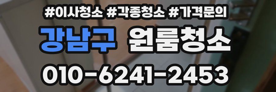 강남구 이사청소