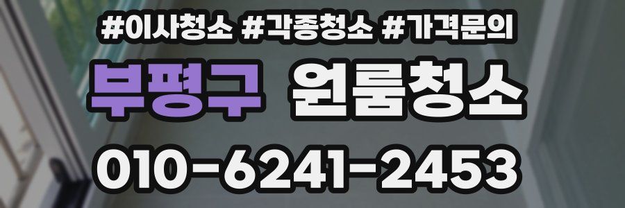 부평구 이사청소