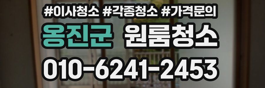 옹진군 이사청소