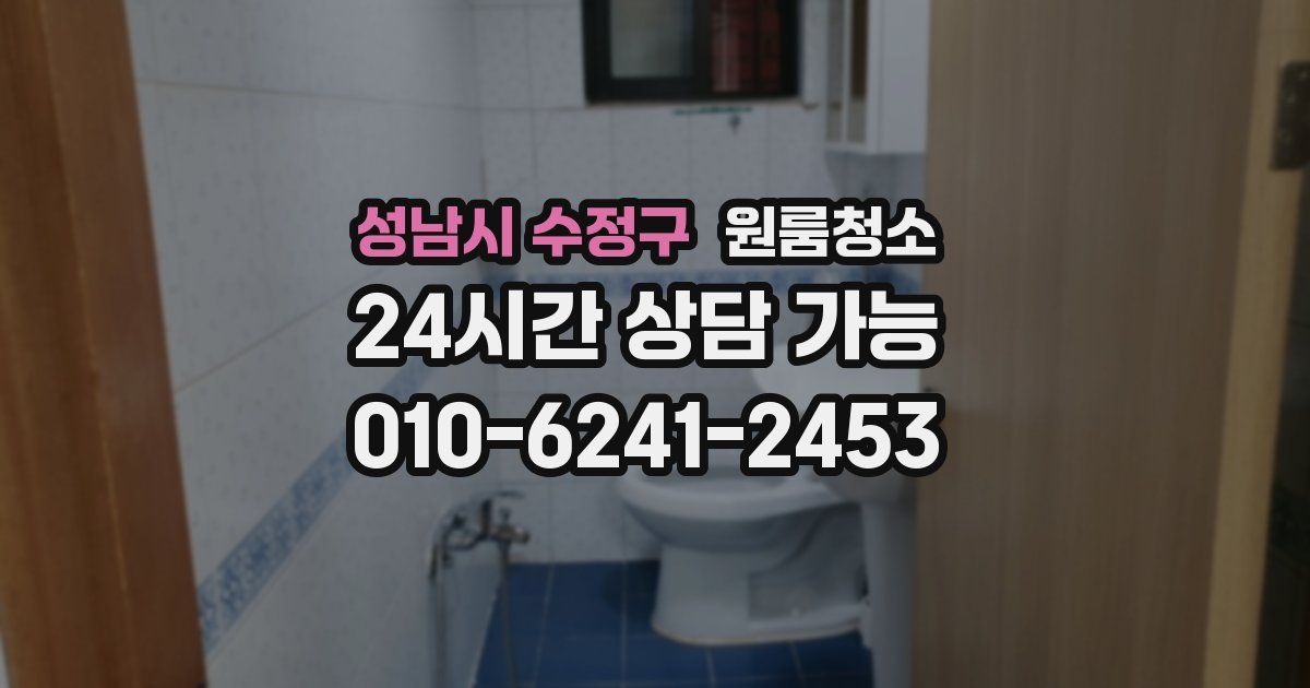 성남시 수정구 입주청소