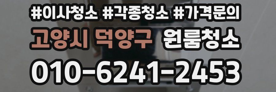 고양시 덕양구 이사청소