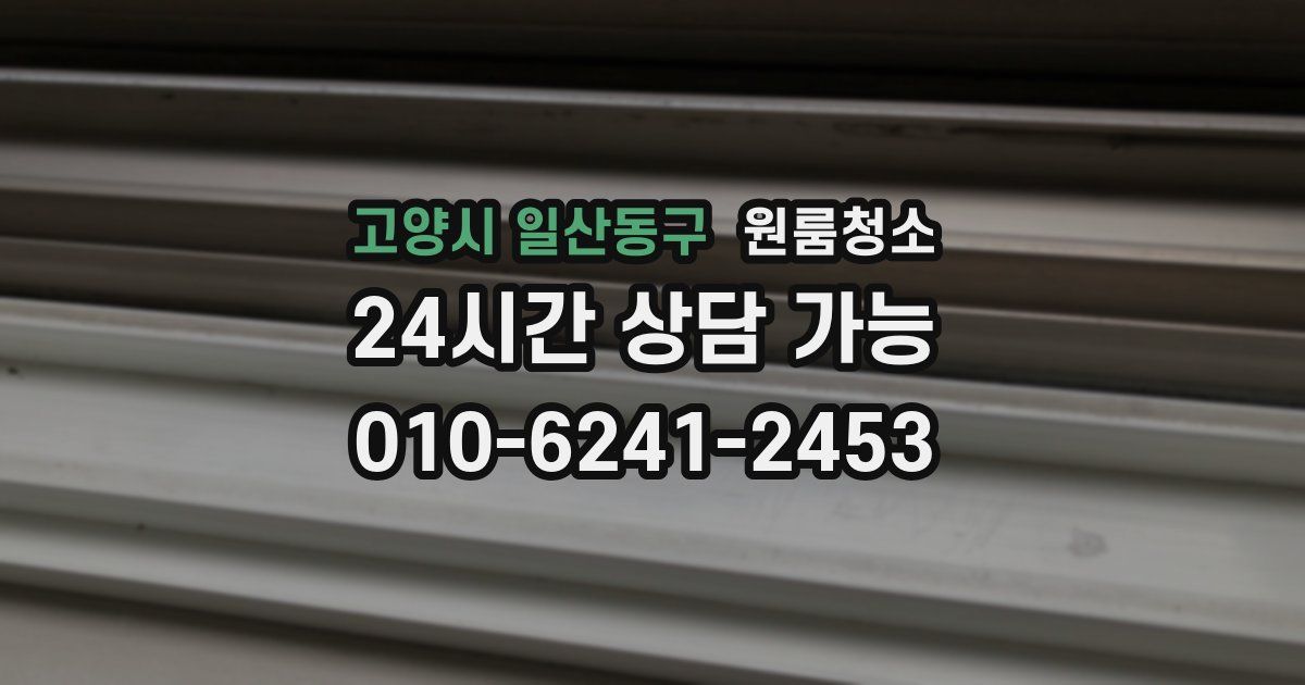 고양시 일산동구 입주청소