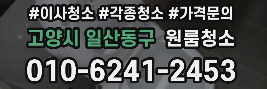 고양시 일산동구 이사청소