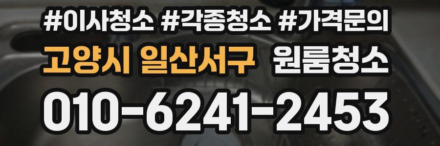 고양시 일산서구 이사청소