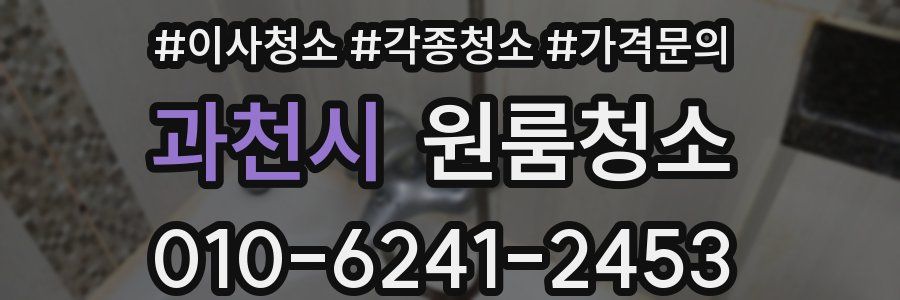 과천시 이사청소