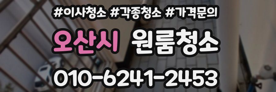 오산시 이사청소