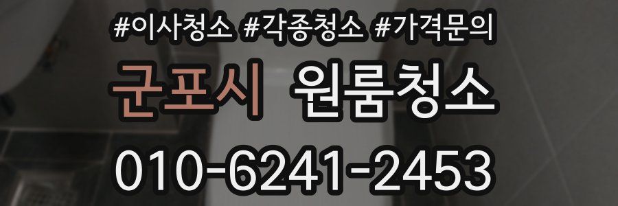 군포시 이사청소