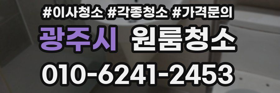 광주시 이사청소