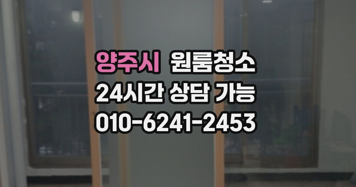 양주시 입주청소