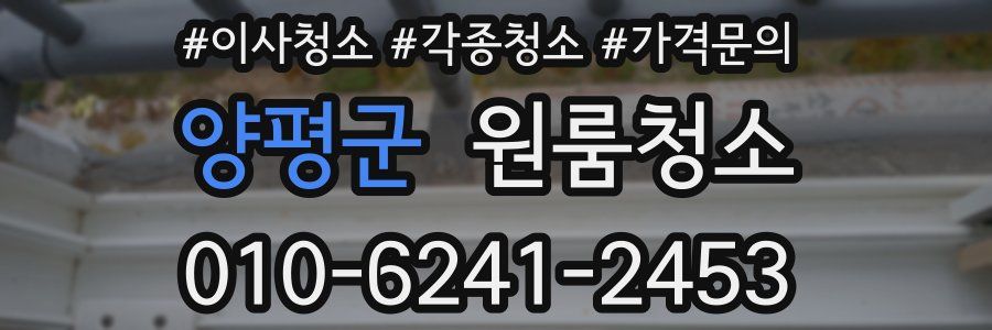 양평군 이사청소