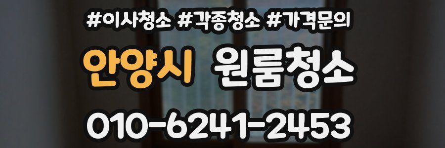 안양시 이사청소