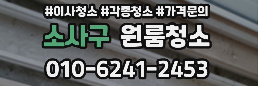 소사구 이사청소