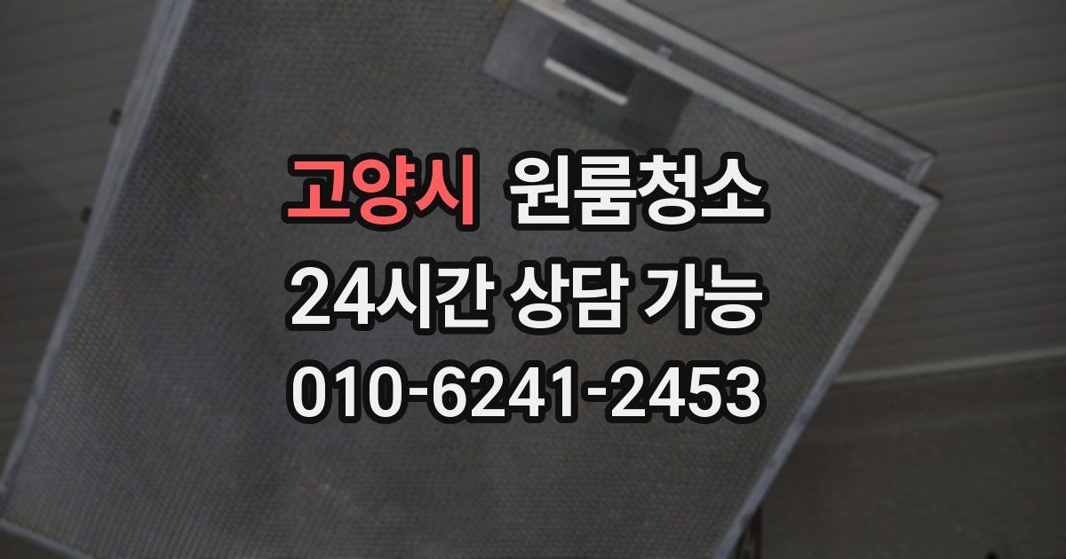 고양시 입주청소