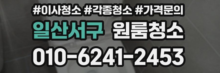 일산서구 이사청소