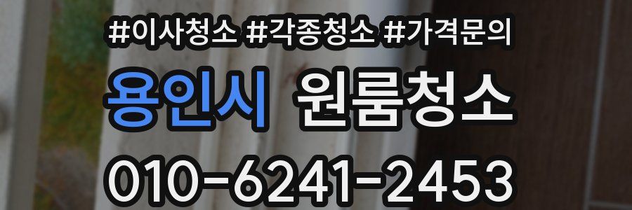 용인시 이사청소