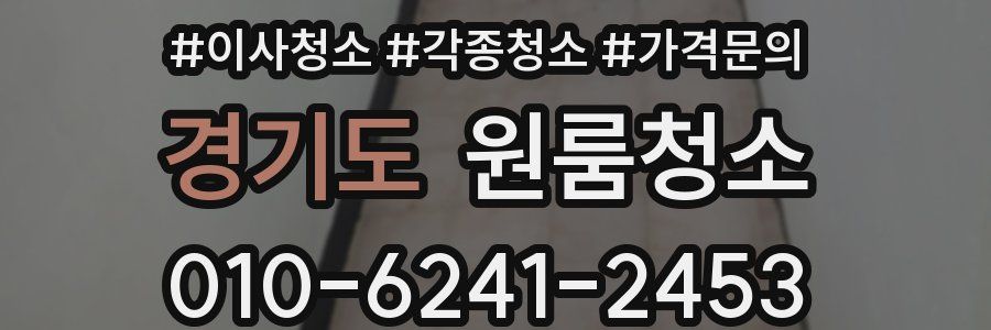 경기도 이사청소