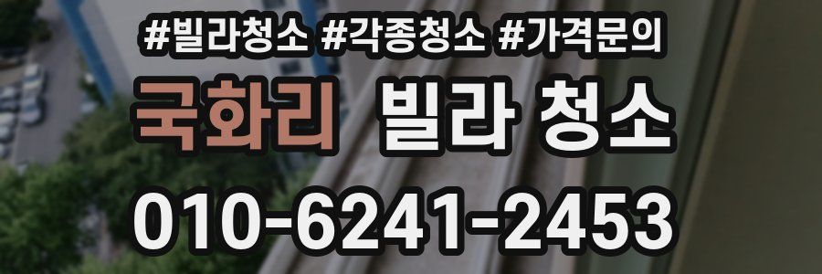 국화리 빌라 청소