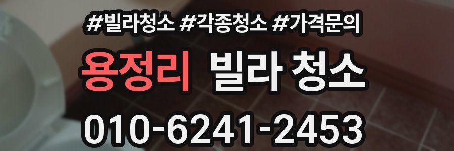 용정리 빌라 청소